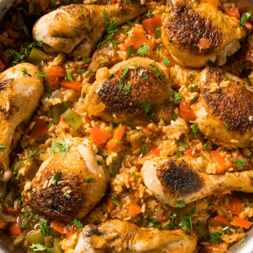 Roast Poussin With Orzo