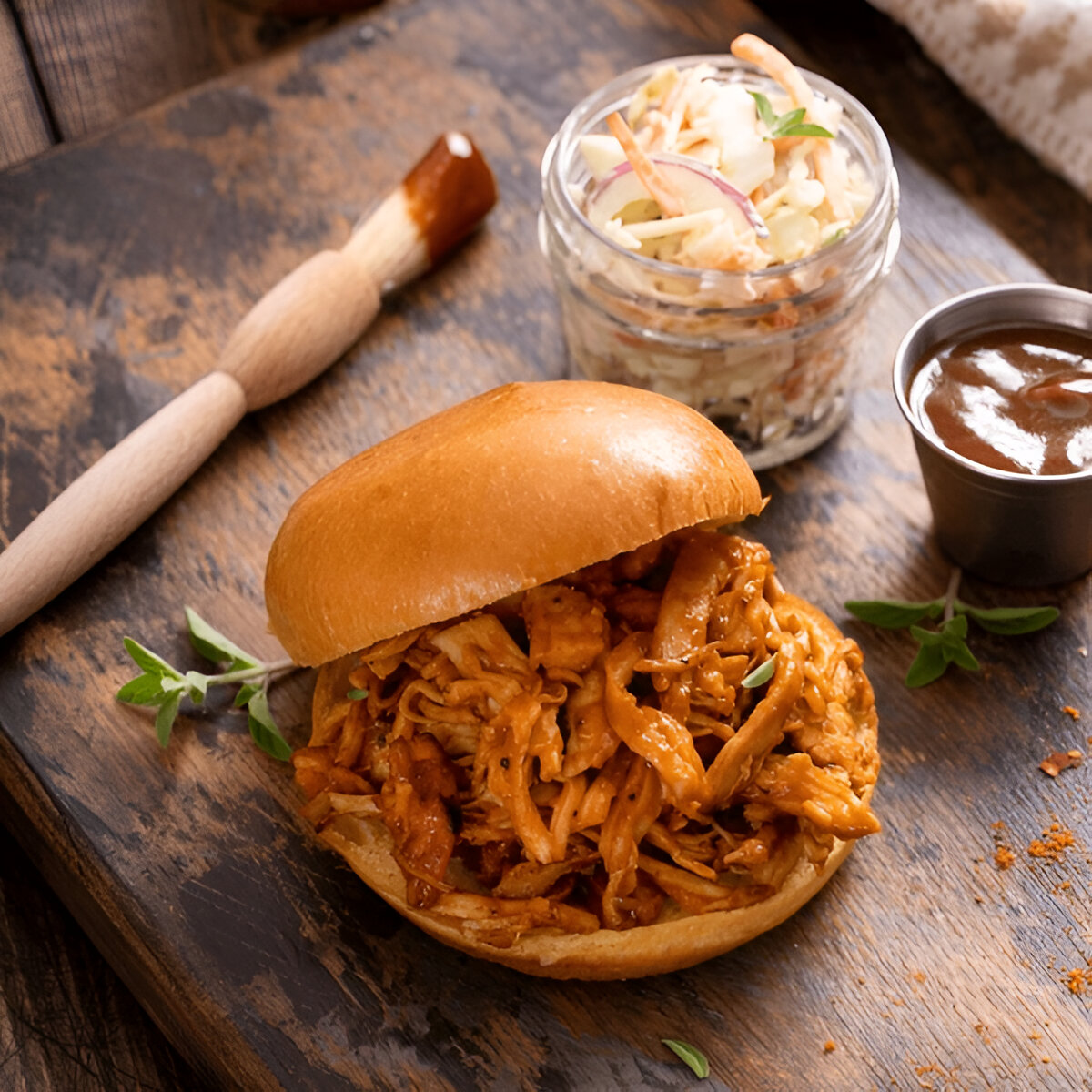 Slow Cooker Pulled Chicken