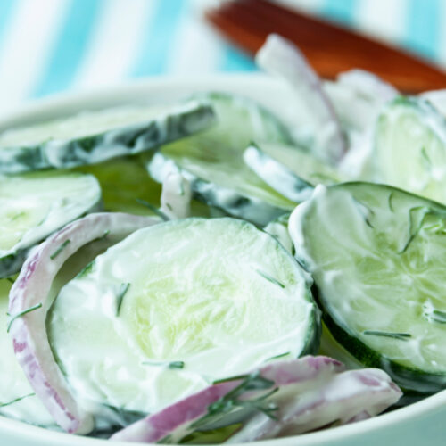 Creamy Cucumber Salad