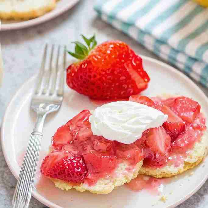 Strawberry Rhubarb Shortcake